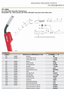 二氧化碳保护焊枪CP-200A